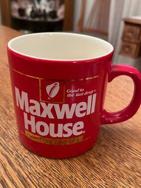 Vintage Maxwell House Advertising Coffee Cup Mug 11 ounces made in England